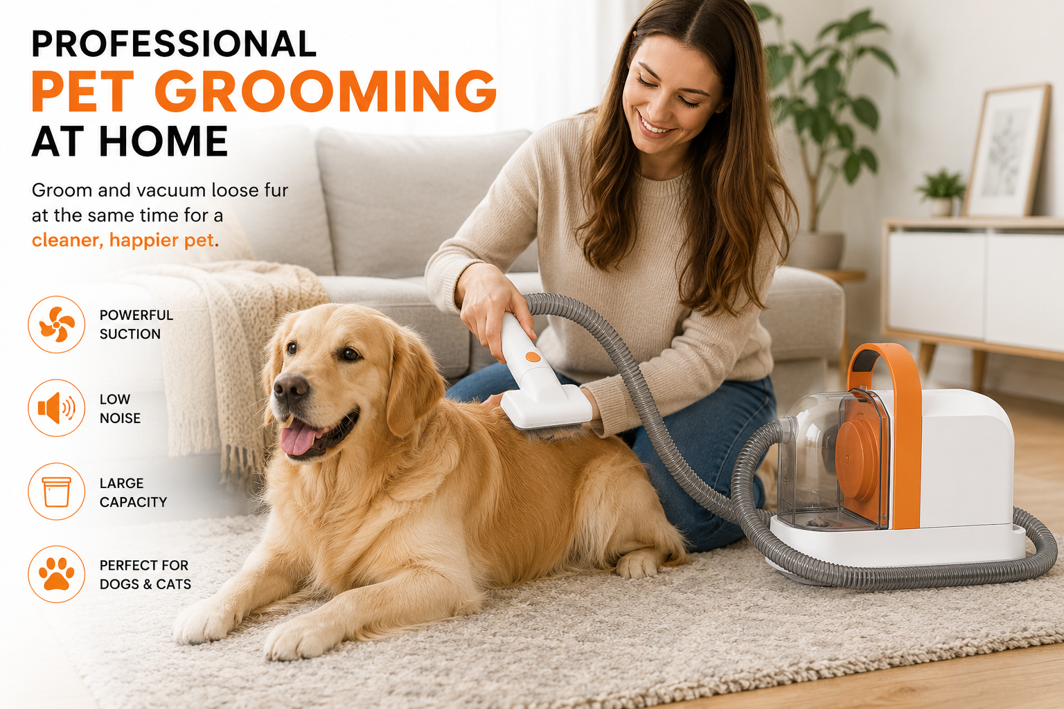 Dog Grooming Vacuum Cleaner – Reduce Shedding | South Africa