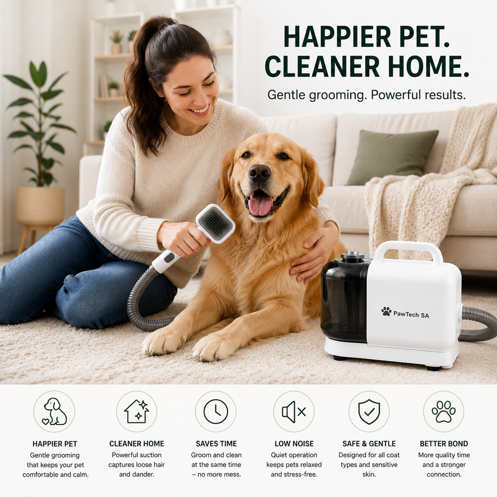 Dog Grooming Vacuum Cleaner – Reduce Shedding | South Africa